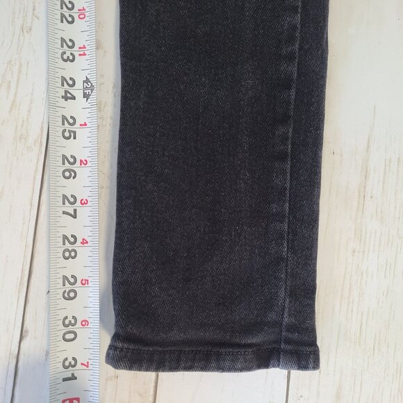 Kill City Junkie Suspender Jeans Punk Goth Unisex 30 Indie Skinny Alternative - Picture 7 of 10